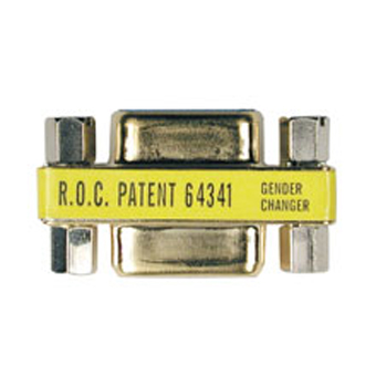 TRIPP LITE, COMPACT GOLD DB9 GENDER CHANGER, DB9M/M
